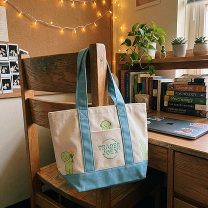 Smiski X Trader Joe's Tote Bags